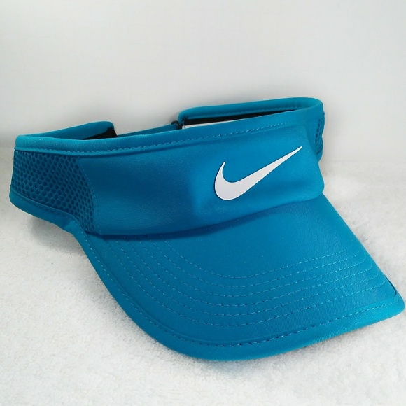blue nike visor